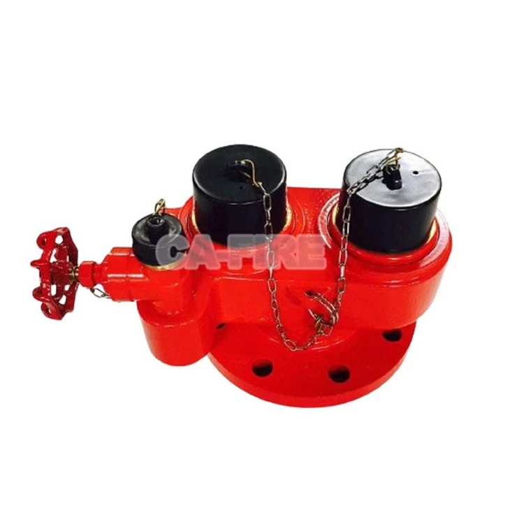 Brass Fire Breeching Inlet With Multiple Outlets - High Pressure Fire Protection Manifold factory